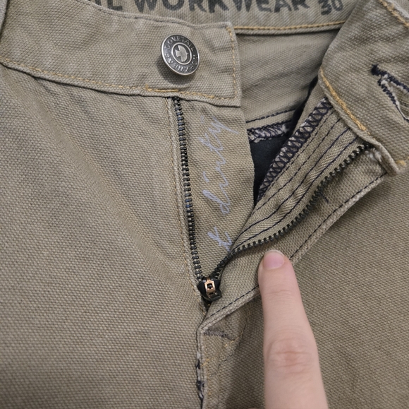 Dovetail Womens Britt Utility Canvas Pants Size 6/30 - Picture 5 of 14